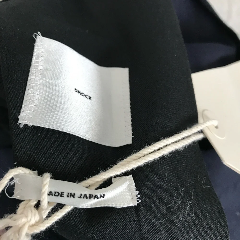 SMOCK NAVYBTHE OFFICER TROUSER PANT 100% WOOL ANKLE CROP 2